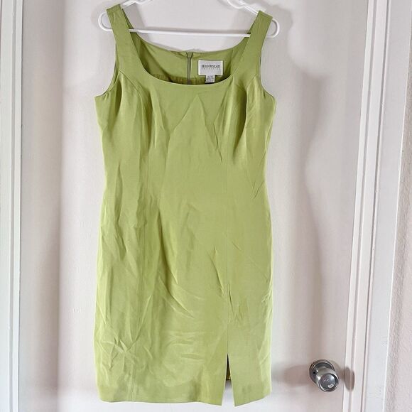 Hugo Buscati Dresses & Skirts - Hugo Buscati Collection Vintage 90s Silk Square Neck Mini Dress Sz 10 New